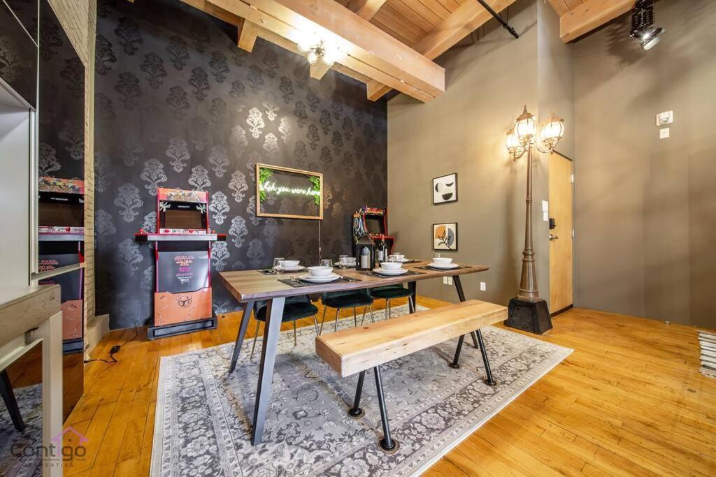 Historic Jd Loft, Near Ice District, Rogers Place, Ug Parking Edmonton Kültér fotó